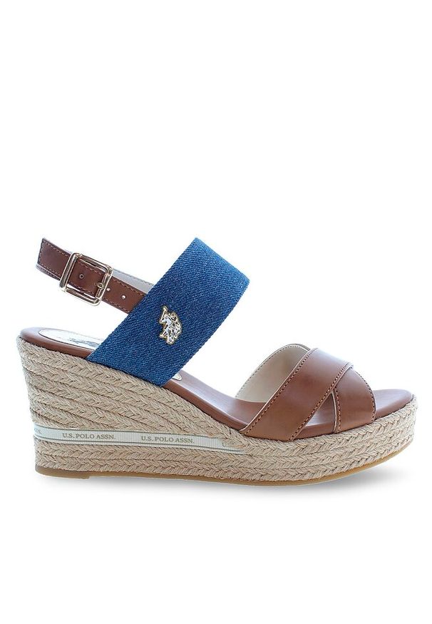 Espadryle U.S. Polo Assn.. Kolor: brązowy