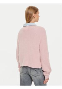 Marella Sweter Ovidio 2423366202 Różowy Regular Fit. Kolor: różowy. Materiał: wełna