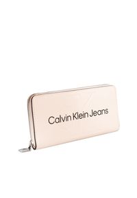 Calvin Klein Jeans Portfel | K60K607634TGE | Kobieta | Beżowy. Kolor: beżowy. Materiał: jeans #2