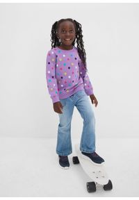 bonprix - Bluza (2 szt.) z czystej bawełny organicznej. Kolor: niebieski. Materiał: bawełna