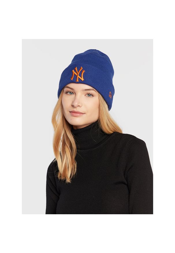 Czapka New Era New York Yankees League Essential 60284949 Blue. Kolor: niebieski. Materiał: materiał, akryl