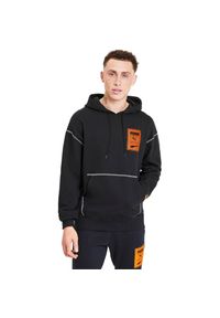 Bluza z kapturem Puma Recheck Pack Graphic Hoodie, Mężczyźni. Typ kołnierza: kaptur. Kolor: czarny. Materiał: bawełna, materiał #1
