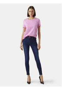 Vero Moda T-Shirt Paula 10243889 Różowy Regular Fit. Kolor: różowy. Materiał: bawełna #5