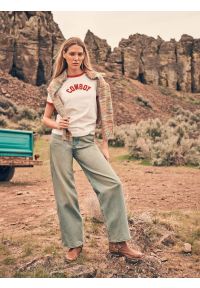 Wrangler - DAMSKIE SPODNIE WRANGLER LOOSE STRAIGHT SILVER LAKE 112371183 #3