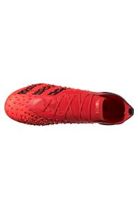Adidas - Buty piłkarskie adidas Predator Freak.1 Sg M FY6269 czerwony,czarny pomarańcze i czerwienie. Kolor: czerwony, czarny, wielokolorowy. Materiał: syntetyk, guma, materiał, tkanina. Szerokość cholewki: normalna. Sezon: jesień. Sport: piłka nożna #4