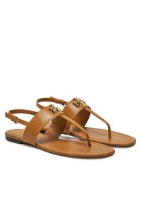 Tory Burch Sandały Eleanor 157967 Brązowy. Kolor: brązowy. Materiał: skóra #4