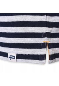 Męska, Bawełniana Koszulka Polo - Pako Jeans - Żółte Akcenty, Paski. Okazja: na co dzień. Typ kołnierza: polo. Kolor: wielokolorowy. Materiał: wiskoza, bawełna. Wzór: paski, prążki. Styl: casual #7