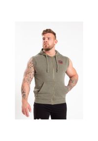 GORILLA WEAR - Silverdale Bluza z kapturem bez rękawów - zielony. Typ kołnierza: kaptur. Kolor: zielony. Długość rękawa: bez rękawów. Sport: fitness