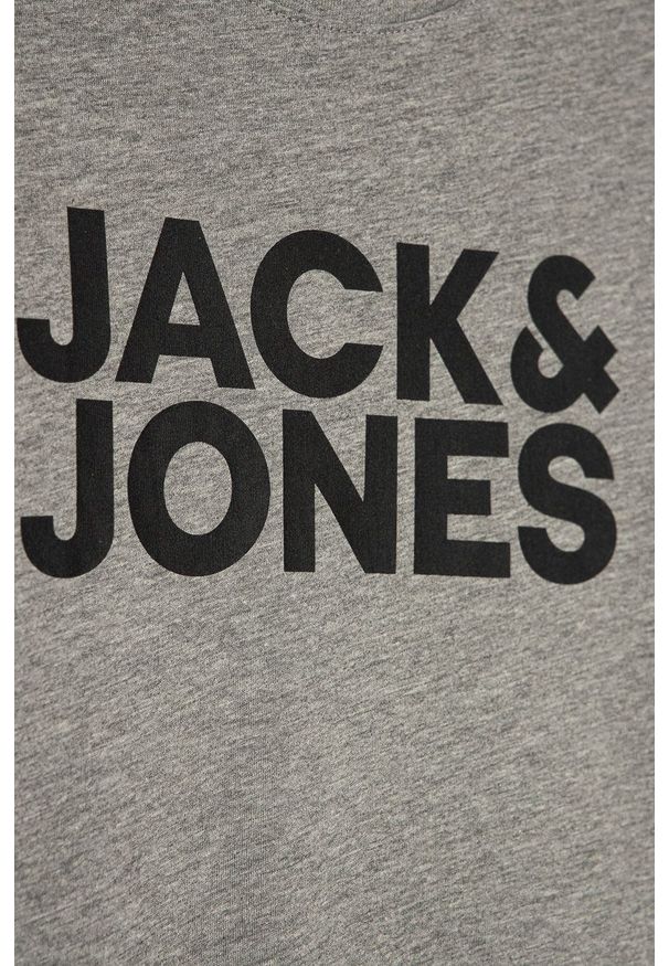 Jack & Jones - T-shirt dziecięcy 128-176 cm. Okazja: na co dzień. Kolor: szary. Materiał: dzianina. Wzór: nadruk. Styl: casual