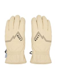 Rękawice narciarskie Roxy. Kolor: beżowy. Sport: narciarstwo #1