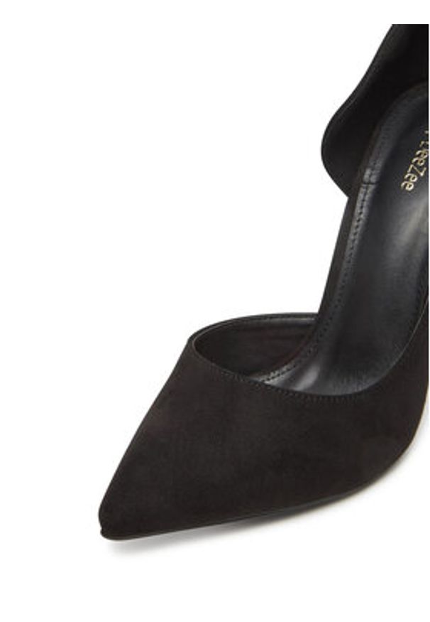 DeeZee Szpilki DZ0024 Czarny. Kolor: czarny. Materiał: materiał. Obcas: na szpilce