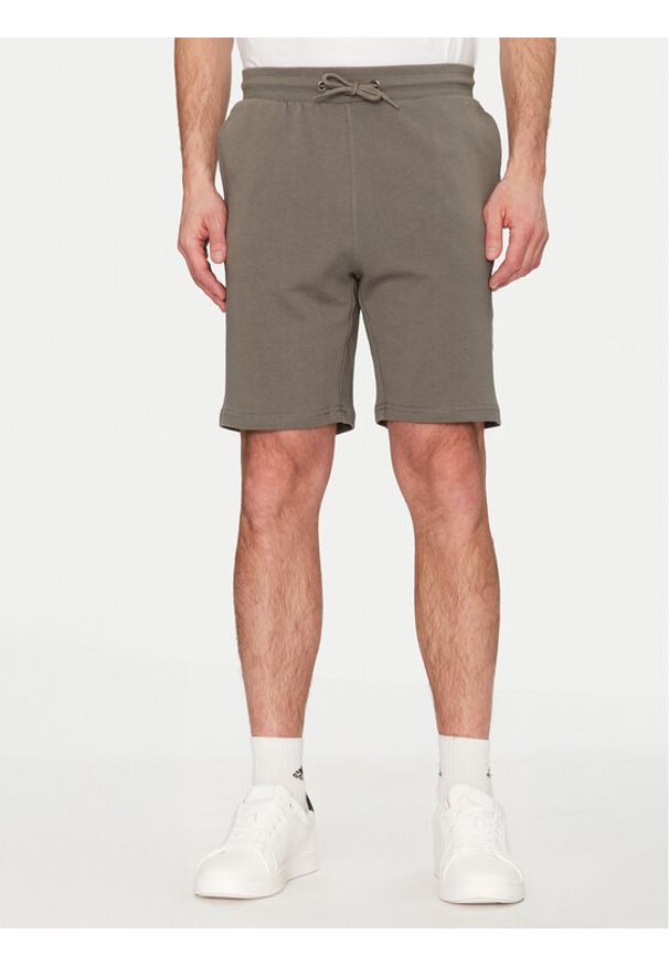 Only & Sons Szorty sportowe Neil 22015623 Zielony Regular Fit. Kolor: zielony. Materiał: bawełna. Styl: sportowy