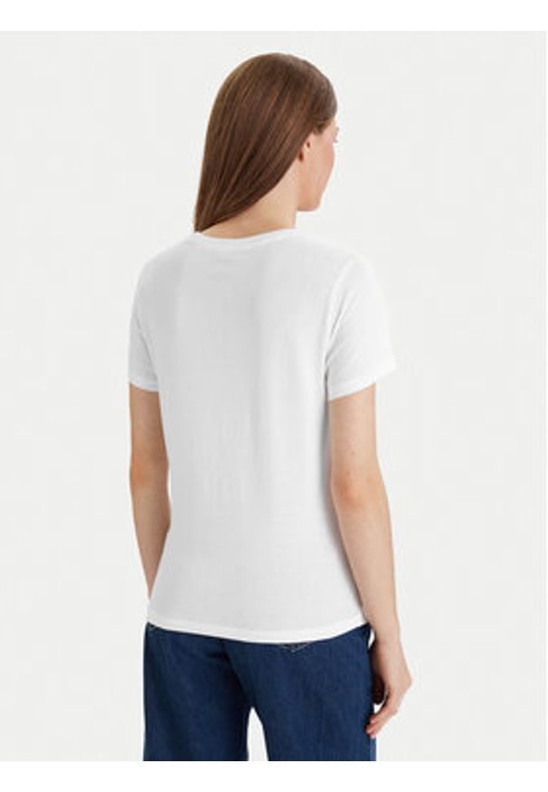 Calvin Klein Underwear Komplet t-shirtów LV00QS7485 Biały Regular Fit. Kolor: biały. Materiał: bawełna