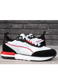 Buty męskie sneakersy sportowe Puma R22. Kolor: biały, czarny, czerwony, wielokolorowy