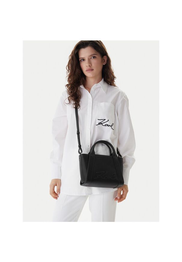 Karl Lagerfeld - Torebka KARL LAGERFELD. Kolor: czarny
