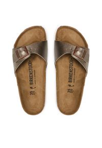 Birkenstock Klapki Madrid Bs 1020632 Złoty. Kolor: złoty. Materiał: skóra #6