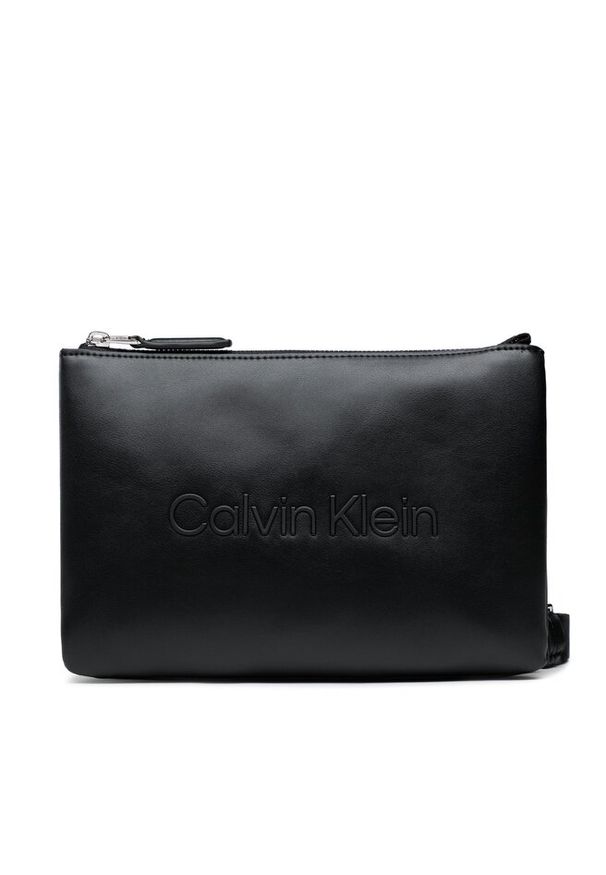 Saszetka Calvin Klein. Kolor: czarny