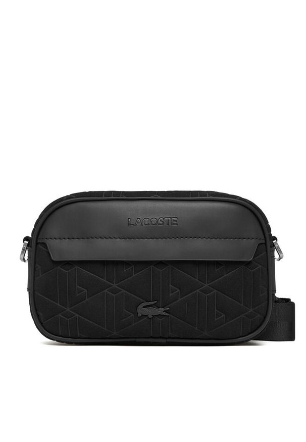 Saszetka Lacoste. Kolor: czarny