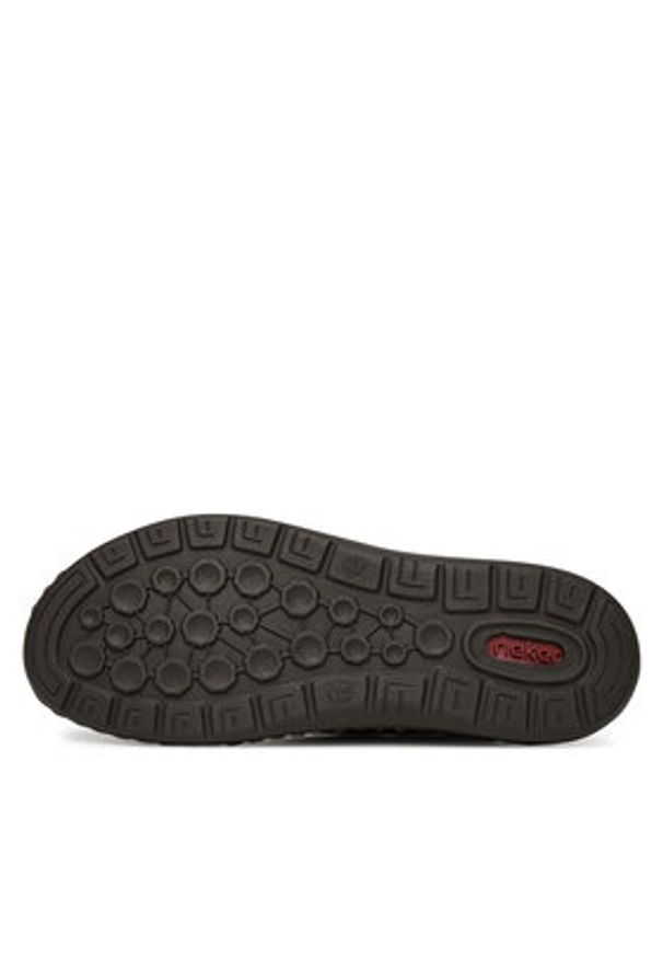 Rieker Półbuty B2457-14 Granatowy. Kolor: niebieski. Materiał: nubuk, skóra