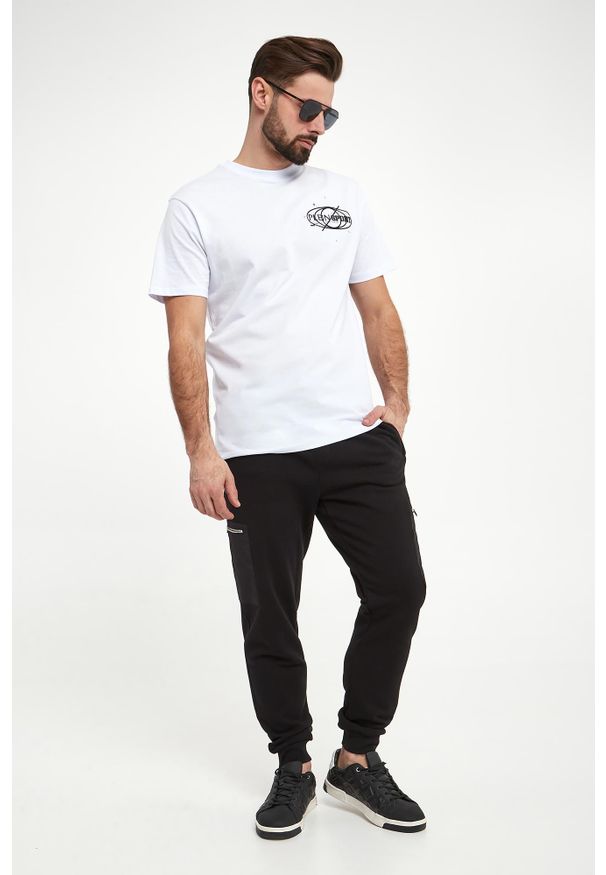 Plein Sport - T-shirt męski PLEIN SPORT. Styl: sportowy