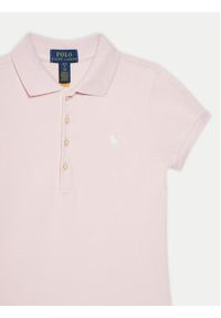 Polo Ralph Lauren Sukienka codzienna 313698754 Różowy Regular Fit. Okazja: na co dzień. Typ kołnierza: polo. Kolor: różowy. Materiał: bawełna. Typ sukienki: proste. Styl: casual #2