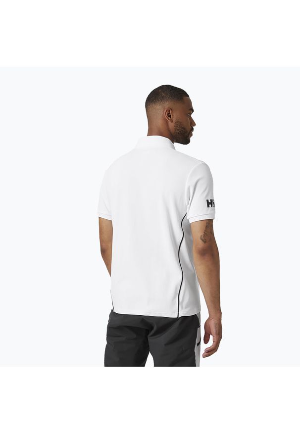 Koszulka trekkingowa męska Helly Hansen Hp Racing Polo. Typ kołnierza: polo. Kolor: biały. Sport: turystyka piesza