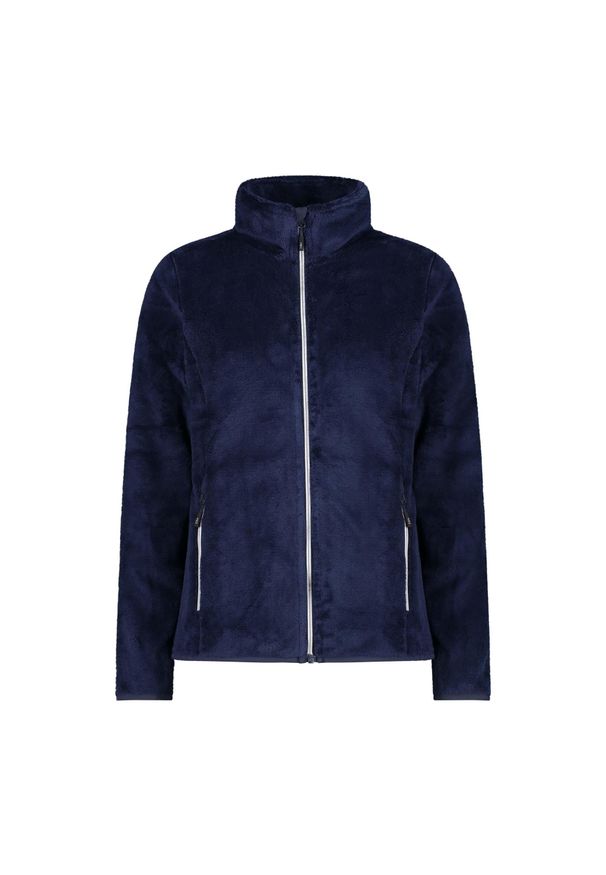 Bluza damska turystyczna CMP 38P1536. Kolor: niebieski, wielokolorowy, biały. Materiał: polar. Sport: turystyka piesza