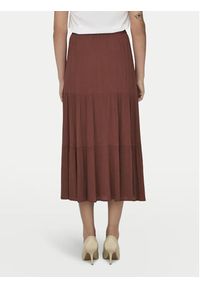only - ONLY Spódnica maxi Mikka 15324808 Brązowy Regular Fit. Kolor: brązowy. Materiał: wiskoza #6
