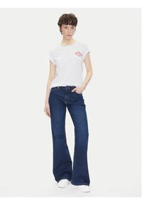 Pepe Jeans T-Shirt Rosey PL506070 Biały Regular Fit. Kolor: biały. Materiał: bawełna #4
