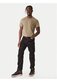 G-Star RAW - G-Star Raw T-Shirt Text Chest D25968-C506 6057 Zielony Regular Fit. Kolor: zielony. Materiał: bawełna #2