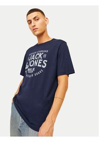 Jack & Jones - Jack&Jones T-Shirt Jeans 12256779 Granatowy Standard Fit. Kolor: niebieski. Materiał: bawełna #2