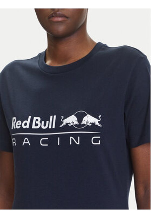 Pepe Jeans T-Shirt Red Bull Racing RL500004 Granatowy Regular Fit. Kolor: niebieski. Materiał: bawełna
