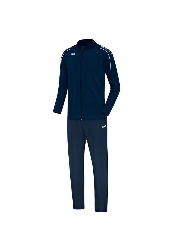 Dziecięcy dres Jako loisirs Classico. Kolor: niebieski. Materiał: dresówka. Styl: sportowy