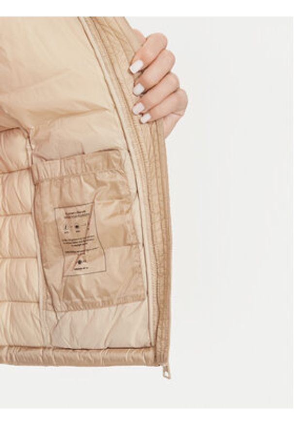 Guess Kurtka puchowa W4YL00 WG922 Beżowy Regular Fit. Kolor: beżowy. Materiał: syntetyk