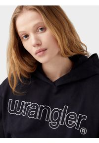 Wrangler - WRANGLER DAMSKA BLUZA Z KAPTUREM WRANGLER DRAWHEM HOODIE BLACK 112342761. Typ kołnierza: kaptur #3