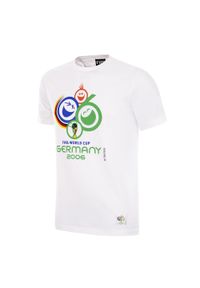 COPA FOOTBALL - Koszulka dla dorosłych - Emblemat Mistrzostw Świata Niemcy 2006 - Biały. Kolor: biały. Sport: piłka nożna