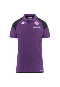 Kappa - Polo Fiorentina 2023/24. Typ kołnierza: polo. Kolor: fioletowy, niebieski, wielokolorowy, szary