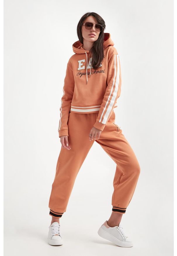 EA7 Emporio Armani - Bluza damska z kapturem EA7 EMPORIO ARMANI. Typ kołnierza: kaptur