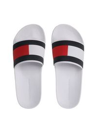 TOMMY HILFIGER - Tommy Hilfiger Klapki Rubber Th Flag Pool FM0FM04236 Biały. Kolor: biały #3