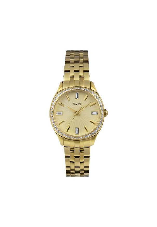Timex Zegarek Ariana TW2W17600 Złoty. Kolor: złoty