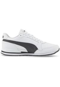 Buty Puma ST Runner V3 L, Mężczyźni. Zapięcie: sznurówki. Kolor: biały, czarny, wielokolorowy. Materiał: tkanina, syntetyk, materiał, skóra ekologiczna. Szerokość cholewki: normalna. Sport: turystyka piesza