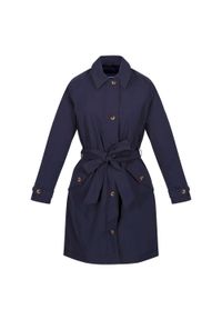 Regatta - Płaszcz Damski Giovanna Fletcher Madalyn Trench Coat. Kolor: niebieski