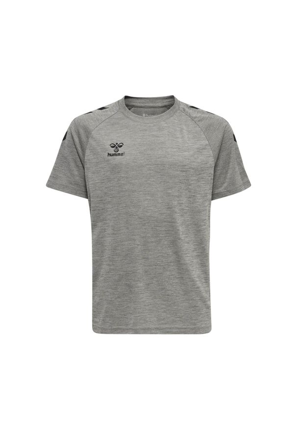Koszulka dziecięca Hummel hmlCore. Kolor: szary. Materiał: poliester, materiał. Sport: piłka ręczna