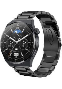 NoName - Smartwatch męski Enter SAT.14.114 czarny bransoleta. Rodzaj zegarka: smartwatch. Kolor: czarny #1