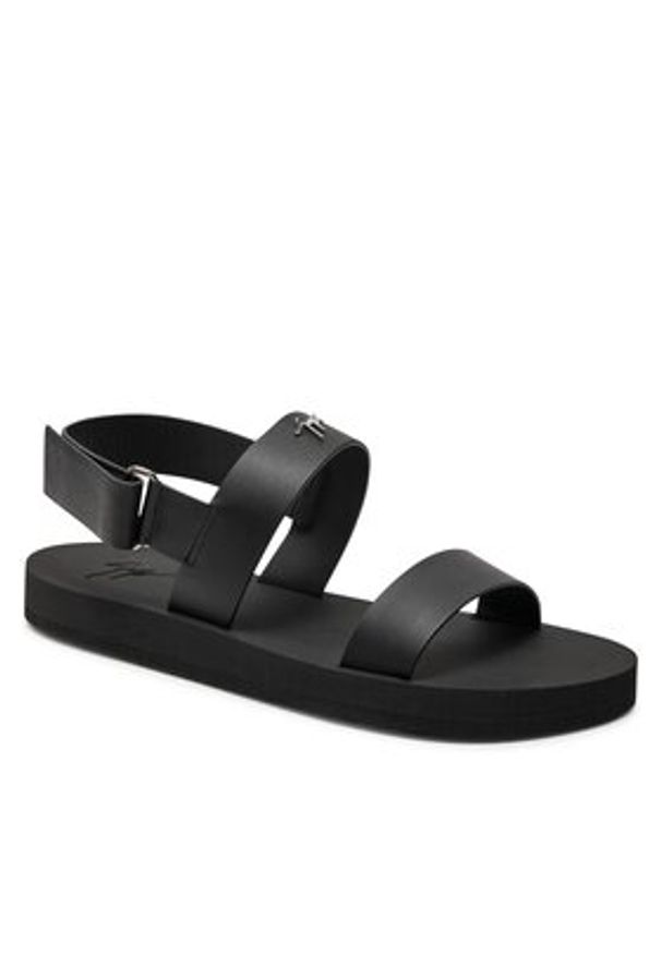 Giuseppe Zanotti Sandały EU30023 Czarny. Kolor: czarny. Materiał: skóra