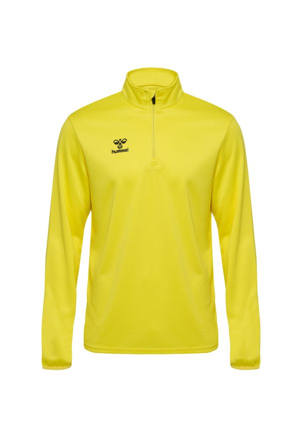 Kurtka z dresu Hummel Half. Kolor: żółty. Materiał: dresówka. Sport: fitness