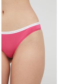Calvin Klein Underwear stringi CK One (2-pack) kolor różowy. Kolor: różowy #2