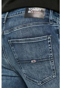 Tommy Jeans - Jeansy Scanton. Kolor: niebieski. Materiał: bawełna, denim, wiskoza, elastan, poliester #4