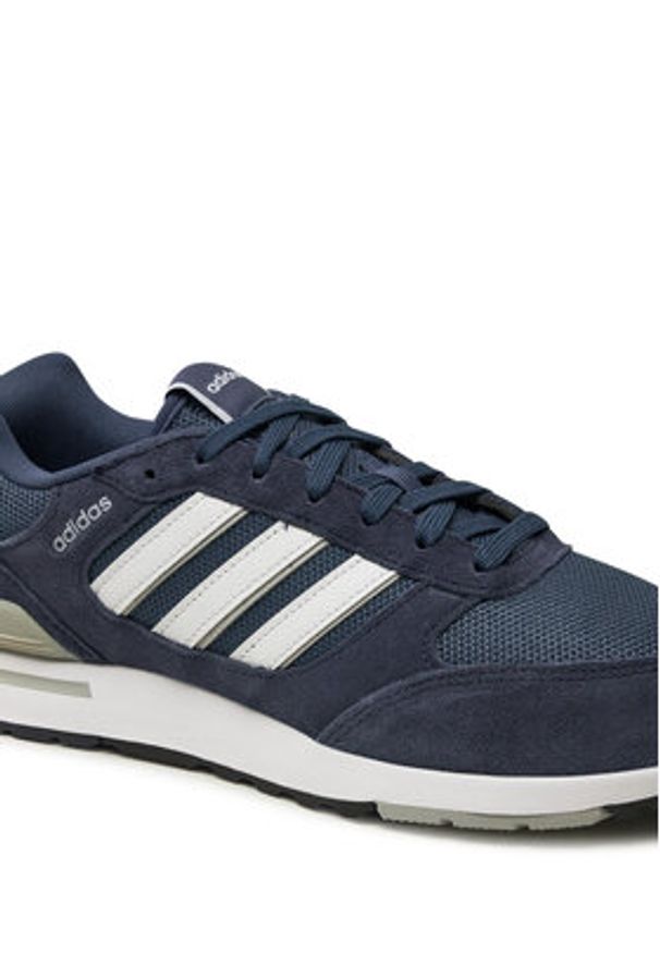 Adidas - adidas Sneakersy Run 80s ID1261 Granatowy. Kolor: niebieski. Materiał: zamsz, skóra. Sport: bieganie