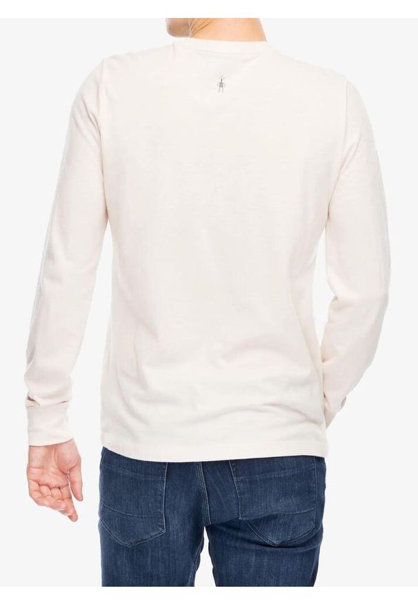 Bluza bez kaptura męska Smartwool Gondola Ride Graphic Long Sleeve Tee. Typ kołnierza: bez kaptura. Kolor: beżowy. Długość rękawa: długi rękaw